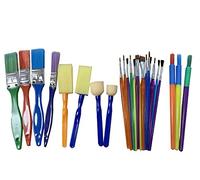 CLEOPATRE 260161 - Juego de 25 Pinceles y cepillos Escolares