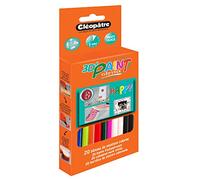 Cleopatre - Barras de Cola - Pintura 3D -Cartera Unisex Infantil, Multicolor (Multicolor), 5x8x2 cm (W x H x L)