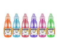 Cleopatre - EAD250NX6B - Lote de 6 frascos de tinta nacarada para dibujar, 250 ml, colores secundarios