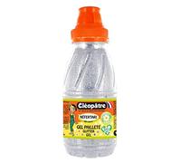 Cléopâtre GP250-877 - Frasco de gel con purpurinas - 250 ml - Plata
