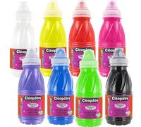 Cléopatre - Lote de 8 Frascos de Pintura Acrílica Princess Mérit - Pintura Brillante, A Base de Agua - Cobertura Total, Multisuperficie - Fácil de Manipular - Surtido de Colores, 8x250ml