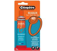 Cleopatre - Pegamento transparente - perfecto para pegar y reparar joyas - para diamantes de imitación, vidrio, metal, plástico, 30 gr