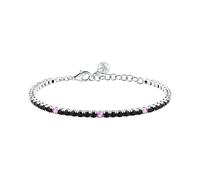 CLEOR Pulsera de plata 925/1000 reciclada y circonita