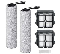 Cleptorize Accesorios para Tineco Floor One S5/ S5 Pro/ S5 Pro 2/ S5 Extreme Aspiradora Escoba Inteligente, Piezas De Repuesto 2 Cepillo Rodillo, 2 Filtros, 1 Cepillo de Limpieza
