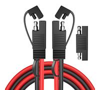Cleqee Cable de extensión SAE de 10 AWG, arnés de cables de desconexión rápida de 3 m