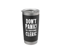 Clérigo Vaso térmico de acero inoxidable de doble pared