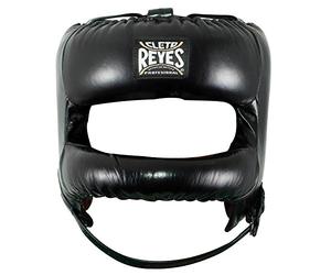 Cleto Reyes CE387N Protector de Cabeza Barra Nylon Rediseñada en Piel de Res, Unisex Adulto, Negro, Única
