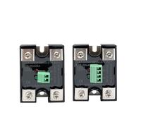 CLEUFWKO 1 relé de Estado sólido de 10 A, 25 A, 40 A, CC a CA, monofásico, Control Dual, Salida Dual o Control único, Salida única, 24-480 V CA.(Dural Control,60A)