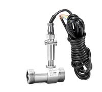 CLEUFWKO 1 Sensor medidor de Flujo de líquido, caudalímetro de Agua, señal de Pulso de 1,2 Pulgadas(DN32 SS304 Pulse)