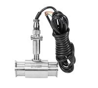 CLEUFWKO Abrazadera for Sensor de caudal de Agua de Acero Inoxidable, caudalímetro de turbina de pulsos DN15, DN20, DN25 y DN50(DN25 ss304)