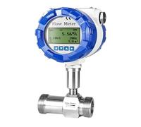 CLEUFWKO Caudalímetro de turbina Industrial DN4-DN100, Sensor Digital de caudal de Agua.(DN40 SS304)