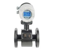 CLEUFWKO Caudalímetro electromagnético, caudalímetro magnético, Sensor Digital de caudal de líquidos, caudalímetro electromagnético Industrial, caudalímetro de Agua y fluidos.(DN25)