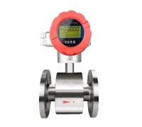 CLEUFWKO Caudalímetro electromagnético, Sensor de caudal magnético, caudalímetro for Aguas residuales Marinas DN65, DN80, DN100 y DN300.(DN100 220VAC)
