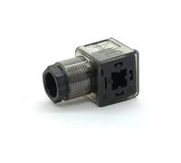 CLEUFWKO Conector de válvula solenoide, Conector de Bobina de solenoide DIN43650 for Bobina de solenoide de válvula(3,DC)