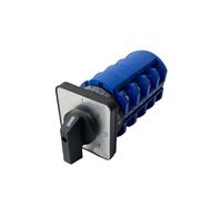 CLEUFWKO Interruptor de Leva Combinado con Control de Circuito rotatorio Doble inverso, 63 A, 660 V, 4 Posiciones, 4 Polos, LW26-63/4 LW28(1-4)