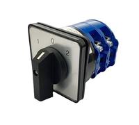 CLEUFWKO Interruptor de Leva de Avance y Retroceso, Fuente de alimentación Dual de Tres Posiciones, conversión Universal de Dos Polos de 125 A, LW26-125, LW28(1-2-3-4)