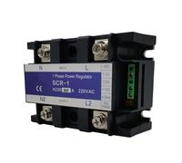 CLEUFWKO Regulador de Voltaje monofásico, módulo Controlador de Potencia, 0-10 V, 4-20 mA, 1-5 V, Control por potenciómetro, 80 A, 220 V CA