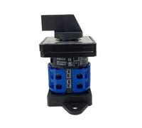 CLEUFWKO Selector de conversión Universal de 20 A for Montaje en riel LW26-20/2, Circuito de Control de selección de rotación de Dos Polos, Interruptor de Leva(102)