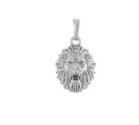 CLEV-1985647 - Colgante de plata de ley 92,5 % pura con diseño de Dios Vishnu Narsimha (tamaño grande), S, Plata de ley