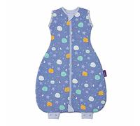ClevaMama- 3 en 1 Saco de Dormir para Bebés 100% Algodón - 2.5 tog - Azul, (0-9 Meses)