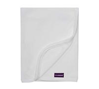 Clevamama Manta para bebé o recién nacido de algodón tipo Waffle Weave - 120x140 - Blanco