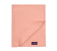 Clevamama Manta para bebé o recién nacido de algodón tipo Waffle Weave - 70x90 - Coral