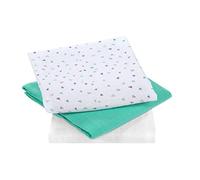 Clevamama muselinas bebé de bambú (Pack de 3) - gris/ verde