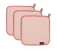ClevaMama Toalla de bambú para bebé, ultra suave y absorbente de bambú y algodón, juego (3 unidades) - rosa