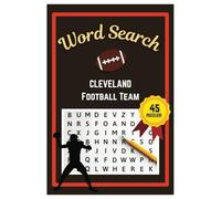 Cleveland Football Word Search Puzzle Book: Word Searches with easy to read print | 6x9 inches | 45 Puzzles, 405 Words, 68 Pages | Gift for Football Fans, Vacations, Road Trips, Holidays, & Free Time