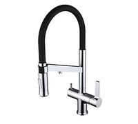 Clever 60729 Grifo de Cocina Chef Wt19 para Equipos de Calidad del Agua Econature Cold Open, Cromado