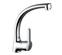 Clever Grifo de cocina 98334 – Monomando caño tubo Urban cromado