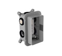 Clever 98742 Caja Ducha Empotrar 2-3-4 Vias, Cromado