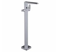 Clever 99439 Grifo de Baño-Ducha Monomando para Empotrar Al Suelo, Ventu, Cromado