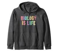 Clever Biology Is Life Stem Trip Teacher Inspire Nerd Tech Sudadera con Capucha