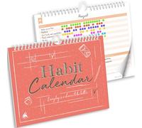Clever Fox Calendario de hábitos - Rastreador de hábitos inspiradores para hábitos atómicos - Colorido diario planificador de hábitos y objetivos para aumentar la productividad y convertirse en tu