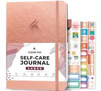 Clever Fox Diario de cuidado personal, cuaderno de bienestar y reflexión diaria, diario de salud mental y desarrollo personal, diario de cuidado personal, meditación y estado de ánimo para mujeres y