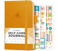 Clever Fox Diario de cuidado personal, cuaderno de bienestar y reflexión diaria, diario de salud mental y desarrollo personal, planificador de cuidado personal, diario de meditación y estado de ánimo,