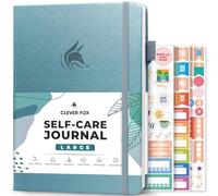 Clever Fox Diario de cuidado personal, cuaderno de bienestar y reflexión diaria, salud mental y desarrollo personal, diario de cuidado personal, meditación y estado de ánimo para mujeres y hombres