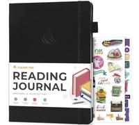 Clever Fox Diario de lectura grande - Registro de reseñas de libros guiados y rastreador - Regalos y accesorios para los amantes de la lectura - Diario de seguimiento de libros para niños y adultos