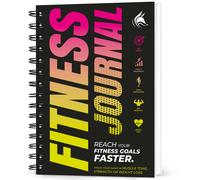 Clever Fox Fitness Journal Libro de registro de entrenamiento: diario de entrenamiento diario para mujeres y hombres. Cubierta laminada encuadern