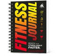 Clever Fox Fitness Journal Libro de registro de entrenamiento: diario de entrenamiento diario para mujeres y hombres. Cubierta laminada encuadern