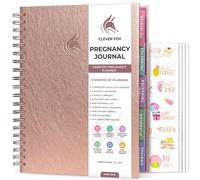 Clever Fox Planificador de embarazo y libro de recuerdos, diario de seguimiento semana a semana para un embarazo feliz y saludable, libro de recuerdos de embarazo y bebé para nuevas mamás, 41 semanas,