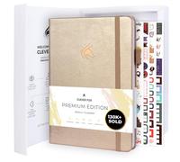 Clever Fox Planner Premium - Organizador semanal y mensual sin fecha para productividad y gestión del tiempo, A5 (perla)