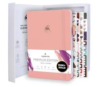 Clever Fox Planner Premium - Organizador semanal y mensual sin fecha para productividad y gestión del tiempo, A5 (rosa claro)