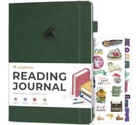Clever Fox Reading Journal Large - Registro guiado de reseñas de libros con rastreador de lectores, accesorio de libros de regalo para amantes de la lectura, diario de seguimiento de libros para niños