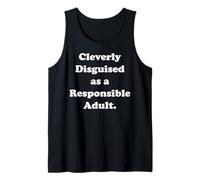 Cleverly Disguised As A Responsible Adult Camiseta sin Mangas