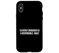 Cleverly Disguised as a Responsible Adult Carcasa para iPhone X/XS