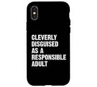 Cleverly Disguised As A Responsible Adult Carcasa para iPhone X/XS