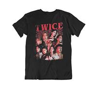 Clevie Twice Tshirts Camisetas y Tops ~ K-Pop Girl Group Unisex T-Tshirts Camisetas y Tops(Small)
