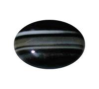 CLEVIO 11.25 Ratti Sulemani Hakik Stone Original Certified Natural Black Onyx Piedra preciosa para hombre o mujer-B0C8JMYPMRNAMZ, S, Gema